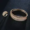 Directo de fábrica nuevo brazalete de moda europeo y americano brazalete de metal hueco con diamantes completos moda Joyería diaria joyería