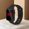 Reloj Deportivo LED Cuadrado de Comercio Exterior al por Mayor Apple LED Inteligente Digital Contador de Pasos Electrónico de Venta Caliente Esfera Grande