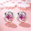 Aretes de Aguja de Plata 925 para Mujer 2023 Nueva Moda Aretes de Trébol de Cuatro Hojas Simples Modernos Elegantes de Alta Gama Aretes Pequeños
