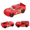 Coches Aleación Racing Lightning Mcqueen Sheriff's Board Tooth Patinete Modelo Adorno Niño Caja Regalo