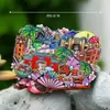Imán de Refrigerador de Metal de Hainan, Souvenir Turístico Impresión de Haikou Movie City, Imán de Madera de Tendencia Nacional