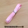 Fita de Poliéster Dupla Face 6mm, Faixa de Cabeça de Fita, Acessórios de Laço de Fita, Materiais para Fazer Acessórios de Cabelo Artesanais DIY
