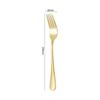 Talheres de Aço Inoxidável Amazon Transfronteiriço 1010 Titânio Ouro Rosa Casa Hotel Ocidental Faca, Garfo e Colher para Bife Talheres