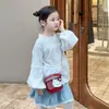 2025 Nuevo Estilo Coreano Gatito Niños Niñas Bolso de Mano Accesorio Cruzado Bolso para Teléfono Bolso de Mujer Venta al por Mayor