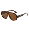 Nuevas Gafas de Sol Retro de Moda de Montura Grande de Rana Ins Distintivas Casuales Simples Combinan con Todo para Exterior
