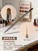 Pincel para Nail Art Estilo Japonés, Mango Semitransparente, Pincel de Construcción de Doble Punta, Pincel Liner para Pintura con Gel UV, Pincel para Degradado, Ultra Fino
