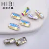 Cristal de Vidro Symphony Diamante Costurado à Mão K9 Formato Especial Fundo Pontiagudo Botões de Camisa Acessórios para Roupa Acessórios DIY Atacado