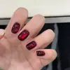 Rubí Sangre de Paloma Ojo de Gato Uñas Portátiles Puras Hechas a Mano Ojo de Gato de Vidrio Nuevo Esmalte de Uñas Blanqueador Elegante de Gama Alta