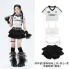 Trajes de jazz para niñas, atuendos de street dance infantiles modernos y geniales, ropa elegante de práctica y para actuaciones de jazz para niñas