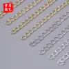 Pulseira Corrente de Cauda Longa 5,0 mm Banhada a Ouro 18K Corrente para Brincos Extensão de Corrente de Cauda Material DIY Feito à Mão Produto Semi-Acabado