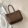 Bolsa Grande Capacidade Transfronteiriça para Mulheres Moda Nova Outono e Inverno Versátil Bolsa de Ombro para o Dia a Dia Textura de Alta Qualidade Bolsa Tote