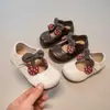 Sapatos de Couro de Princesa para Bebê Menina, Sapatos para Bebês e Crianças Pequenas, de 1 a 2 Anos, Sapatos Individuais Infantis, Novo Estilo de Outono para Meninas
