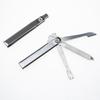 Suministro directo de fábrica, cuchillo de manicura de tres hojas, cuchillo plegable de acero inoxidable, cuchillo combinado, mini cuchillo portátil multiusos.