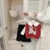 Pantalones de campana de moda coreana para niñas de primavera 2026 Nuevos pantalones anchos holgados de moda para bebés Pantalones largos versátiles