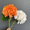 Flores 3D de Hortensia Decoración Decorativa para el Hogar Interior Flores Decorativas Accesorios para Fotografía de Bodas Flores Artificiales Flores Falsas