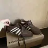 Uva mismo estilo 5cm tacón oculto Zapatos de entrenamiento alemanes para mujer punta redonda con cordones versátiles zapatos de plataforma empalme casual deportivo Zapatos Forrest Gump