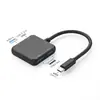 Estação de acoplamento tipo c transfronteiriça hub mini usb-c multifuncional USB 3.0HUB divisor um para quatro
