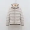 Chaqueta de plumón para pareja Pinghu Chixin 90% plumón, nuevo estándar nacional, unisex, con capucha, corta, cálida, abrigo casual