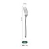 Cuchillo de Mesa y Tenedor Cuchara de Mango Oblicuo de Acero Inoxidable para Amazon Transfronterizo Hotel Comida Occidental Cuchara para Plato Principal Cuchillo para Filete de Alto Valor