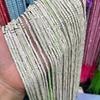 Cuentas turquesas prensadas cuadradas de 2 x 2 mm de polvo de pino M, accesorios de ropa para bricolaje, cuentas Mimi