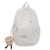 2026 Nova Mochila Casual Simples Tendência para Alunos do Ensino Fundamental e Médio Mochila Escolar de Grande Capacidade Mochila de Grande Capacidade para Homens e Mulheres