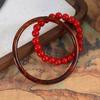 ¡2 paquetes! Pulsera de cuentas rojas de Año Nuevo pulsera nuevo estilo chino vino tinto retro año de cumpleaños pulsera festiva