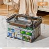 Caja de Almacenamiento de Plástico Engrosada de Gran Capacidad Caja de Almacenamiento para Artículos del Hogar con Tapa a Prueba de Polvo Libre de Formaldehído Resistente a la Carga Caja de Almacenamiento Fuerte