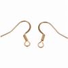 Alambre Plano Accesorios para Joyería DIY Color Latón Conservante del Color Oro Ganchos Planos para Aretes Materiales para Aretes