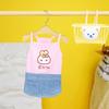 Ropa para Mascotas Oso de Peluche Bichón Perro Pequeño y Mediano Ropa Transpirable Chaleco de Perro de Mezclilla Venta al por Mayor Bichón Perro de Manga Corta