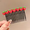 Pente de Cabelo Infantil para Testa, Presilha de Cabelo para Nuca de Meninas, Pente de Cabelo Redondo, Novo Pente de Cabelo Cartoon Atacado