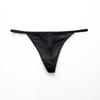 Tanga para Mujer de Comercio Exterior Simple Color Caramelo Entrepierna de Algodón Transpirable Ropa Interior Sexy de Malla Transparente Puro Deseo Pantalones T