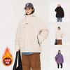 Carga de Viaje Ropa de Algodón para Hombre Pareja Exterior Impermeable Cálida Ropa de Algodón para Mujer Negro Dorado Grafeno Engrosada Interior con Forro Polar