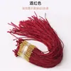 Tejido a Mano No. 72 Hilo de Jade Enroscado en Hilo de Oro Anillo de Tirar Cordón de Collar Accesorios para Joyería DIY Colgante Pequeño Venta al por Mayor