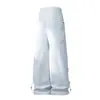 26 Novas Calças Casuais Femininas para Exterior à Prova de Vento, Impermeáveis, Respiráveis, Calças Cargo para Montanhismo, Largas, Abertura da Perna Ajustável, Calças Paraquedas Masculinas