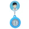 Nuevo reloj de enfermera silicona luminoso doctor estudiante reloj colgante reloj de bolsillo en el pecho patrón de reloj fábrica personalizada logo personalizado
