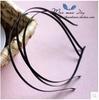 Venta caliente recomendado DIY hecho a mano joyería lazo material al por mayor accesorios para el cabello tocado accesorios diadema de hierro negro diadema