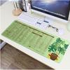 Popular no Tiktok super grande borda de bloqueio SD função excel atalho comum mouse pad de jogo tapete de mesa de escritório
