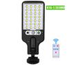 Lámpara Solar Transfronteriza para el Hogar Control Remoto Lámpara con Sensor de Cuerpo Humano Lámpara de Pared para Patio Exterior Control de Luz Exterior Farola Integrada