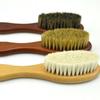Cepillo para el Cabello de Barbería, Cepillo de Madera Maciza para Cabeza de Aceite, Cepillo Suave para Cortar el Cabello que No Suelta Pelo, Cepillo para Pelo Cortado, Cerdas de Lana Pelo de Caballo