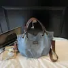 Bolsa de Mano Retro Japonesa para Mujer, Bolso de Mano para Viajes, Estilo Perezoso, Gran Capacidad, Bolsa de PU para Ropa de Trabajo, Bolso para Estudiantes