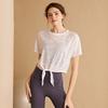 Nueva Camiseta Deportiva Ligera de Secado Rápido Manga Corta para Mujer Ropa de Yoga Blusa Holgada Talla Grande Ropa de Fitness Top Verano