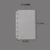 Hojas divisoras transparentes esmeriladas de PP, páginas divisoras esmeriladas A4 engrosadas, divisores para álbum de fotos, cuadernos de hojas sueltas de 3 y 6 agujeros