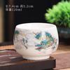 Taza maestra de jade graso de oveja, taza individual, taza de degustación de té personal de alta calidad, taza de té grande de cerámica estilo chino