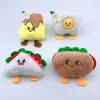 Brinquedos de Pelúcia Criativos Temáticos de Comida: Pizza, Batatas Fritas, Cachorro-Quente, Coxas de Frango, Hambúrgueres, Bonecos de Máquina de Garra Atacado