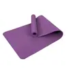 Esterilla de Yoga TPE Engrosada con Patrón de Coral Antideslizante para Fitness Aeróbicos Esterilla de Yoga Multifuncional de Dos Colores
