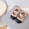 Zapatos de Princesa para Bebé Niña Primavera Nuevo Estilo Occidental Zapatos Pequeños de Cuero para Niñas Zapatos de Una Sola Capa Zapatos de Bebé Suela Suave Zapatos para Niños Pequeños Antideslizantes
