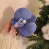 Didy No Tiene Miedo del Mismo Pasador Verde de Phalaenopsis Flor Lateral Flor Artificial Tocado Accesorios para el Cabello de Viaje a la Costa