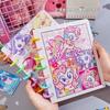 Álbum de Tarjetas My Little Pony Botón de Hongo Libro Rojo Pequeño Tamaño A5 Hojas Sueltas Álbum de Almacenamiento para Estudiantes Ventas Directas de Fábrica Esencial para Juegos de Cartas