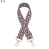 Accesorios de correa de hombro para bolso de rombos nuevo transfronterizo correa de hombro única cruzada ajustable reemplazo correa de hombro larga correa de cordón jacquard