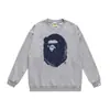 Moletom Casual Unissex com Gola Redonda e Estampa da Nova Marca Tendência Outono/Inverno para Adolescentes, Versátil